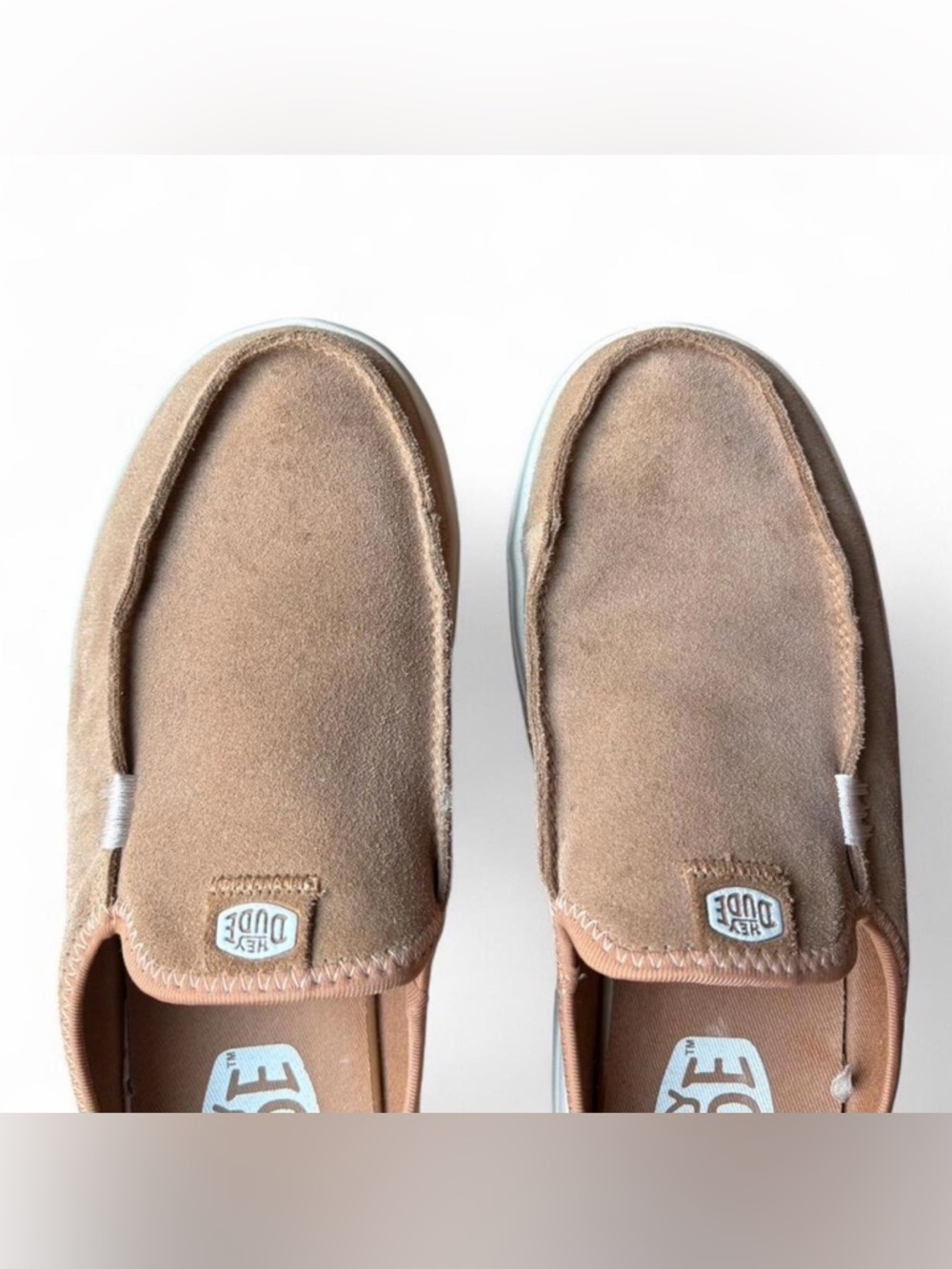 Hey Dude Austin Lift Classic Slip-On Shoes in Tan - Picture 4 of 6